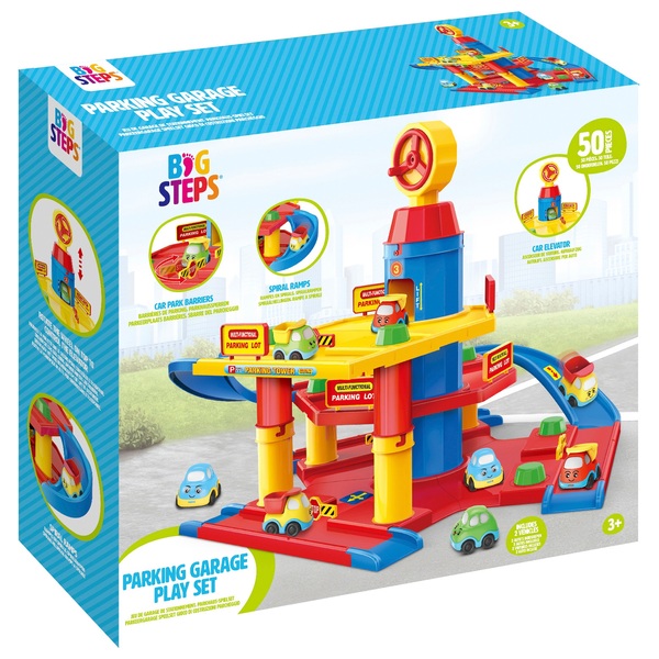 Big Steps Parking Garage Play Set | Smyths Toys Ireland