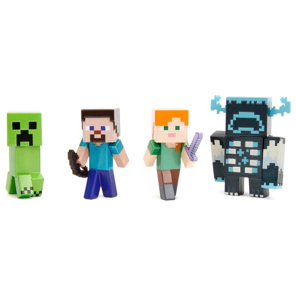 Minecraft 2.5 figures 4 pack | Smyths Toys Ireland