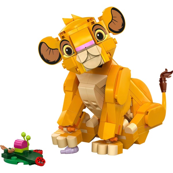 LEGO Disney 43243 The Lion King Simba Cub Building Toy | Smyths Toys ...