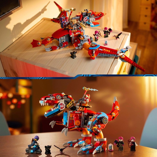 LEGO DREAMZzz 71484 Cooper’s Robot Dinosaur C-Rex Set | Smyths Toys UK