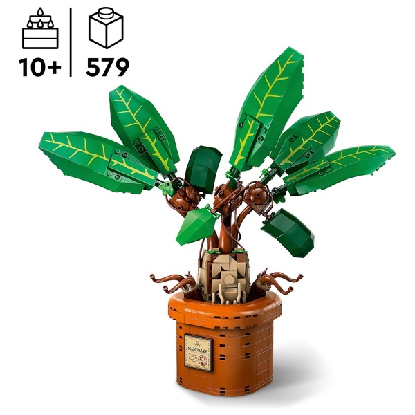 LEGO Harry Potter 76433 Mandrake Magical Plant Figure Set Smyths Toys UK