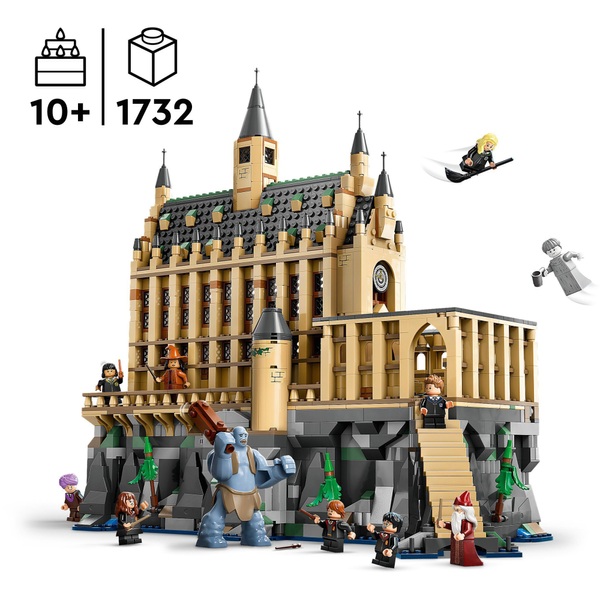 LEGO Harry Potter 76435 Hogwarts Castle: The Great Hall Set | Smyths ...