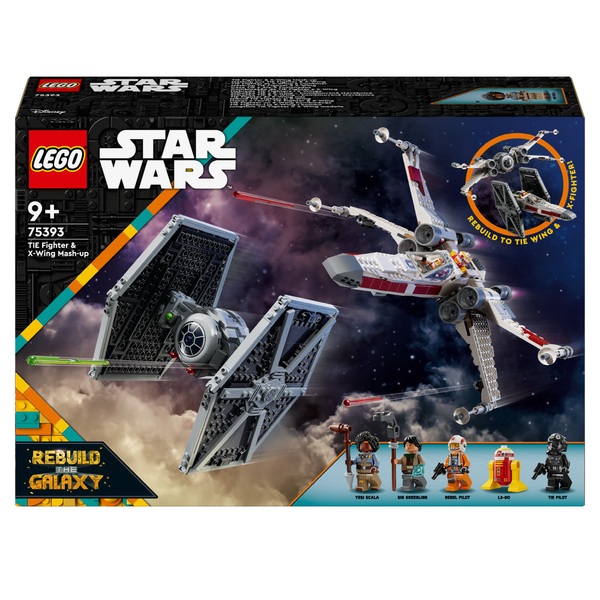 LEGO Star Wars 75393 TIE Fighter & X-Wing Mash-Up Set | Smyths Toys Ireland