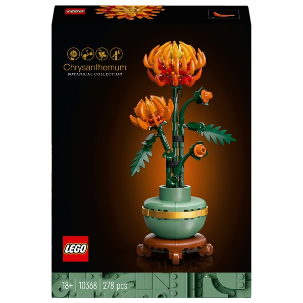 LEGO Icons 10368 Chrysanthemum Flower Set for Adults | Smyths Toys UK