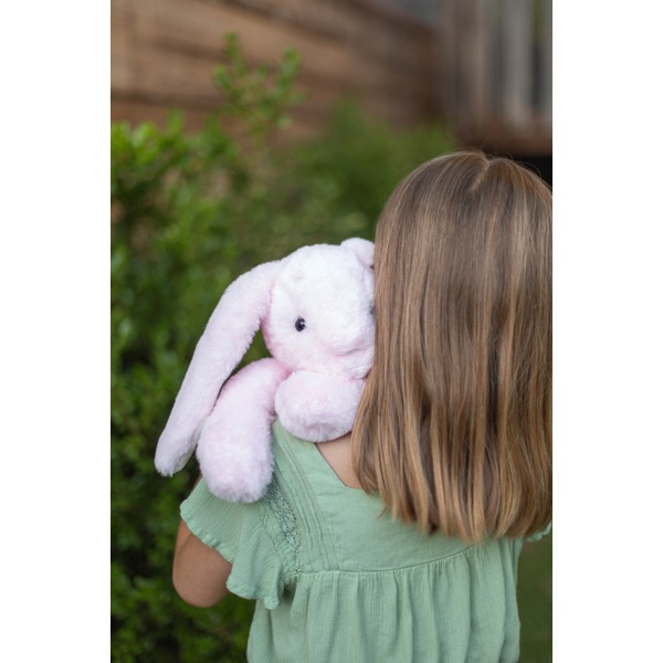 World s Softest Plush 40cm Pink Bunny Smyths Toys UK