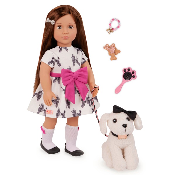 Our Generation Doll Gemma and Gigi Plush Pet Puppy with Accessories Smyths Toys UK