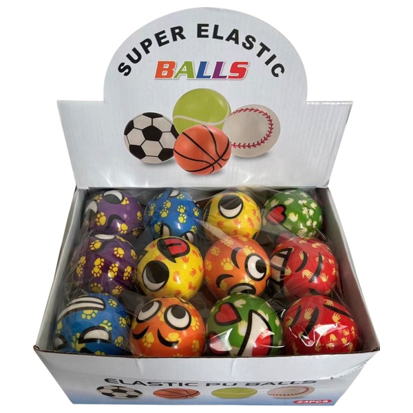 63mm Hi Bouncing Emoji Ball Smyths Toys UK