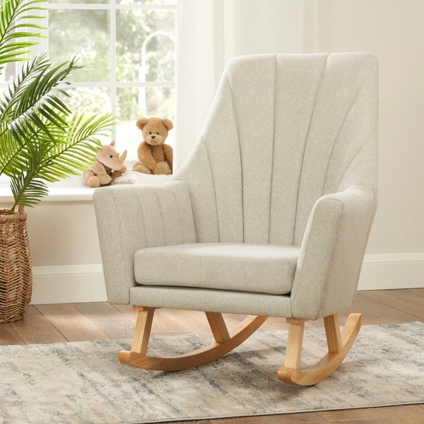 Tutti Bambini Jonah Rocking Chair & Footstool Set Pebble Smyths Toys Ireland