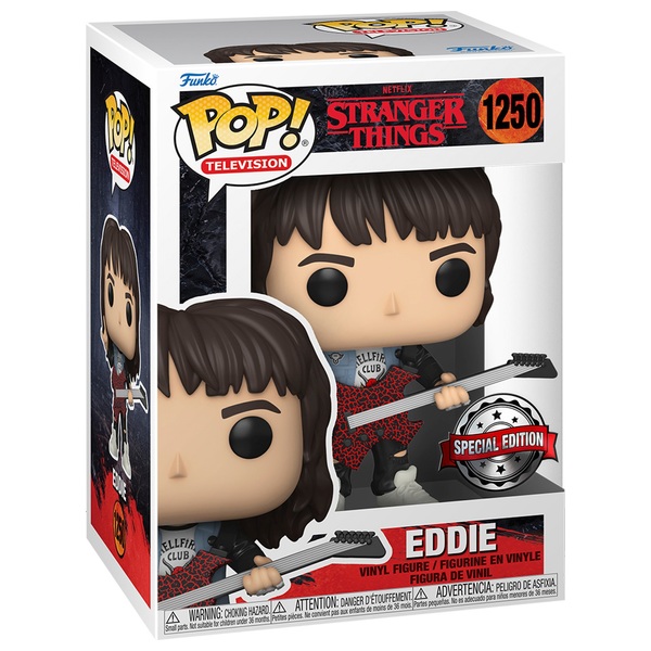 Pop! Vinyl 1250: Netflix Stranger Things Eddie With Guitar 