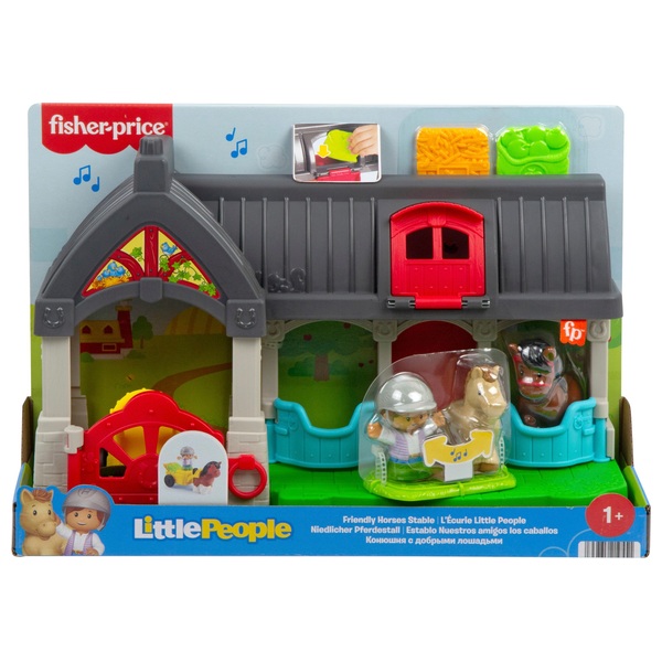 Fisher Price Little People Friendly Horses Stable Playset Smyths Toys UK