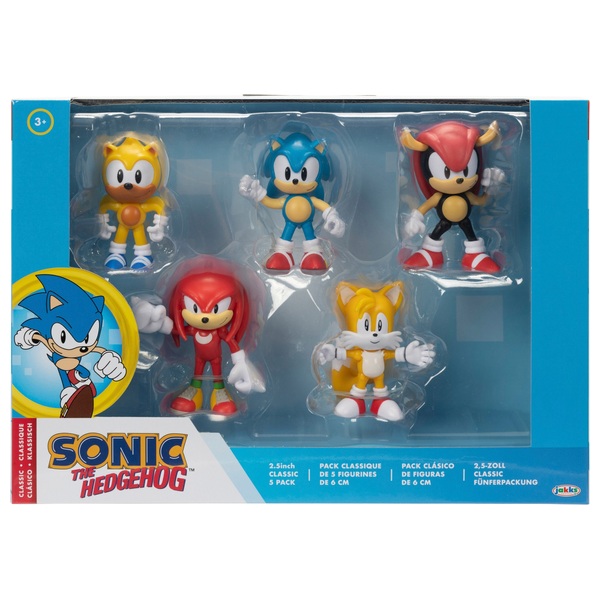 Sonic the Hedgehog Action Figures 6cm 5 Pack