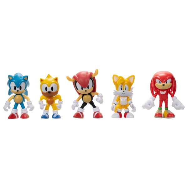 Sonic the Hedgehog 6cm Action Figure 5 Pack | Smyths Toys UK