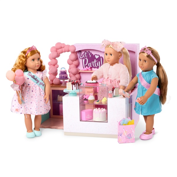 Our Generation Birthday Party Shop and Accessories Playset