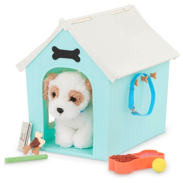 Our Generation Pets Plush Puppy Deluxe Dog House Playset