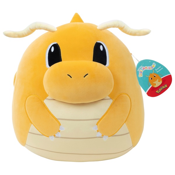 Original Squishmallows Pokemon Plush Dragonite 35cm