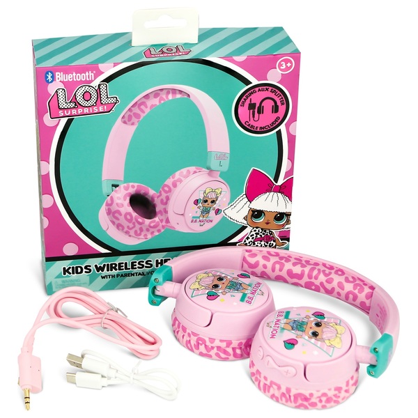 L.O.L. Surprise B.B.Nation Kids Wireless Bluetooth Headphones Smyths Toys UK