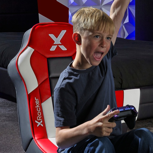 X Rocker Orbit 2.0 Audio Floor Rocker Gaming Chair Red Smyths Toys