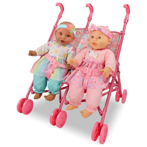 Deluxe Baby Twins and Strollers Set | Smyths Toys UK