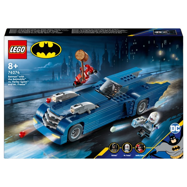 LEGO DC 76274 Batman with the Batmobile vs. Harley Quinn Mr. Freeze Set Smyths Toys UK