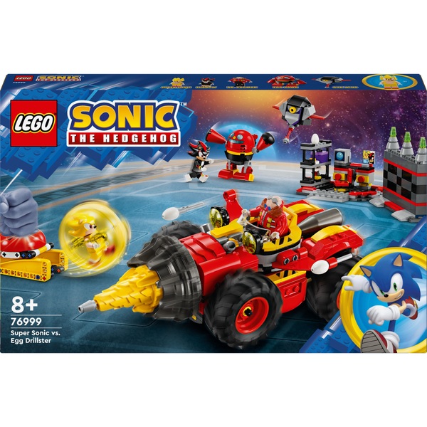 LEGO Sonic The Hedgehog 76999 Super Sonic Vs. Egg Drillster Set ...