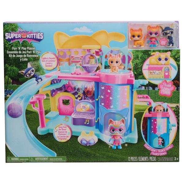 Disney Junior SuperKitties Purr 'N' Play Playset | Smyths Toys Ireland