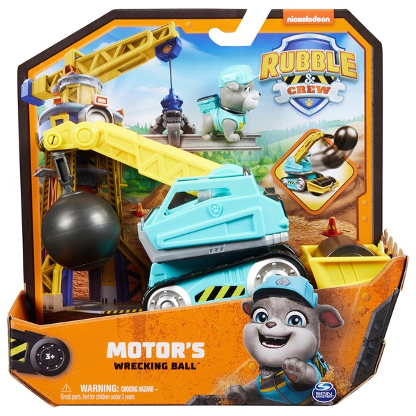 Rubble & Crew Motor's Wrecking Ball Truck Set | Smyths Toys UK