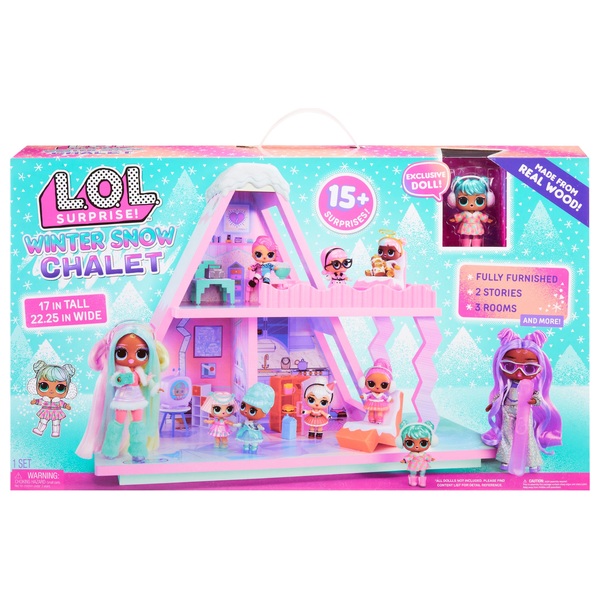 L.O.L. Surprise Winter Snow Chalet Playset Smyths Toys Ireland