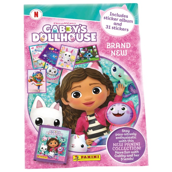 Panini Gabby's Dollhouse Sticker Collection Starter Pack | Smyths Toys UK