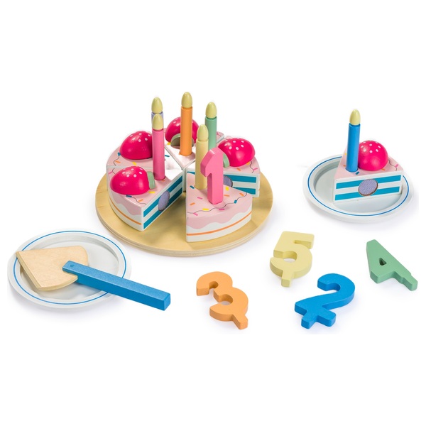 Kitchen Corner Wooden Birthday Cake with Strawberries Smyths Toys UK