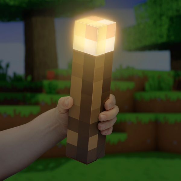 Minecraft Torch Light - 2 Light Modes | Smyths Toys UK