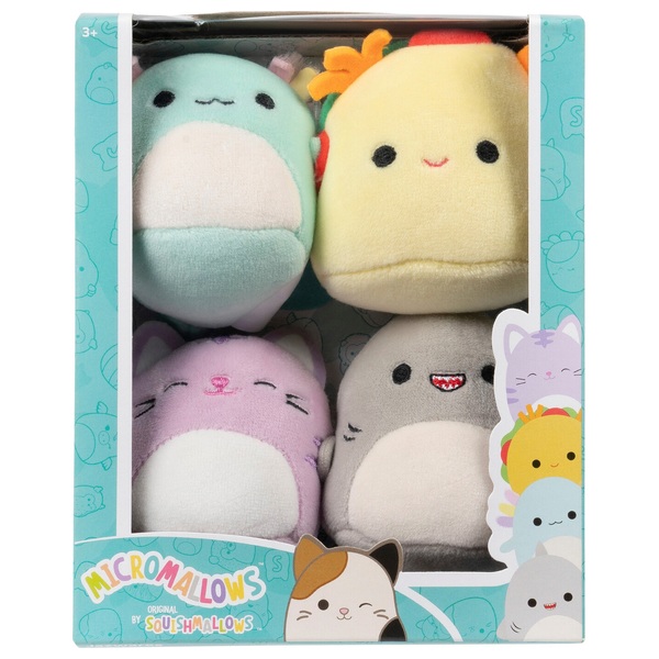 Original Squishmallows Micromallows 4 Pack