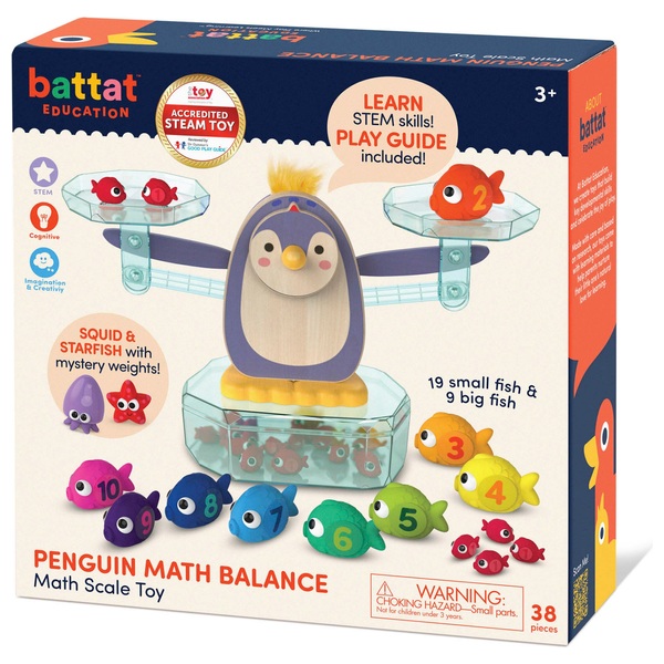 Battat Education Math Scale Penguin Toy | Smyths Toys UK