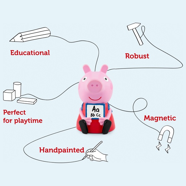 Tonies - Learn With Peppa Pig Audio Tonie | Smyths Toys UK