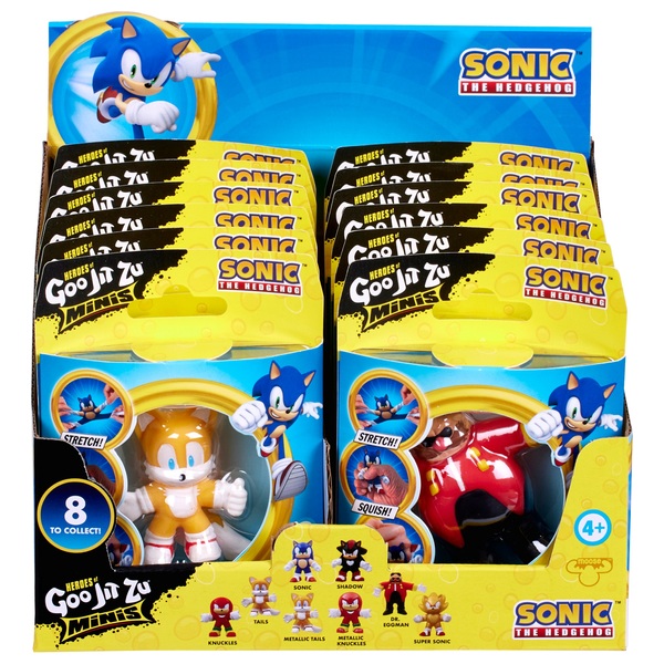 Heroes of Goo Jit Zu Sonic the Hedgehog Mini Figure Assortment | Smyths ...