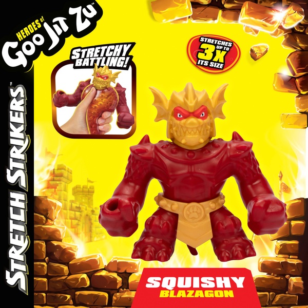 Heroes of Goo Jit Zu Stretch Strikers Blazagon Hero Pack | Smyths Toys UK