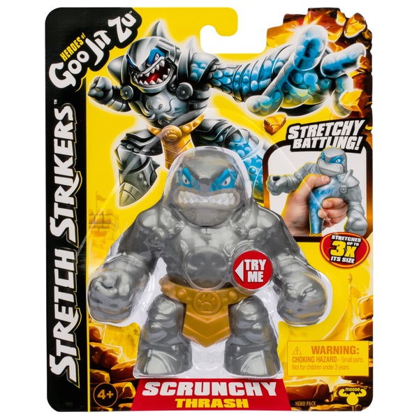 Heroes of Goo Jit Zu Stretch Strikers Hero Pack Thrash Smyths Toys UK