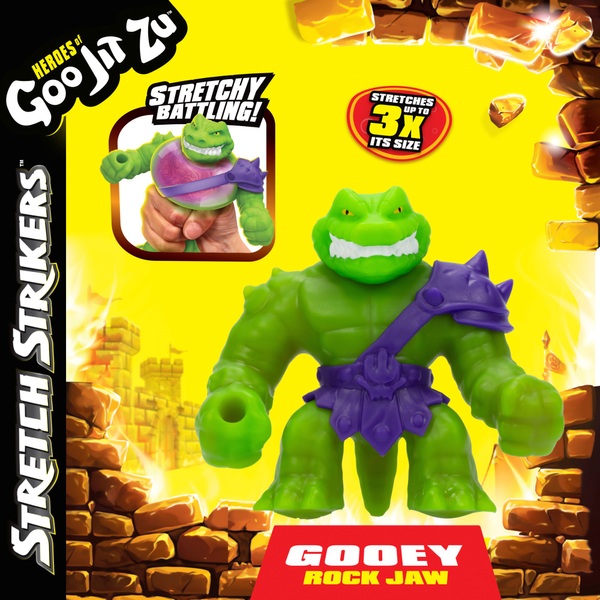 Heroes of Goo Jit Zu Stretch Strikers Rock Jaw Hero Pack | Smyths Toys UK