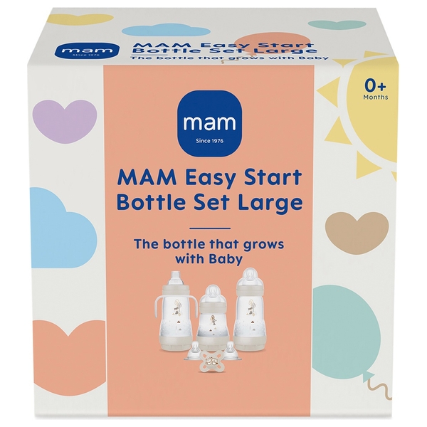MAM Baby Bottles Self Sterilising Anti Colic Easy Start 17 Piece Large Set Smyths Toys Ireland