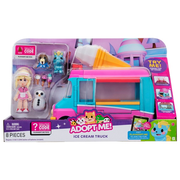 Adopt Me Ice Cream Truck with Lights and Sounds Smyths Toys UK