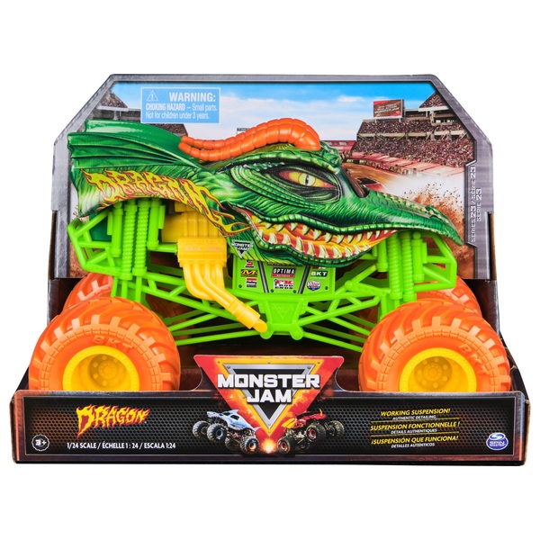 Monster Jam 1 24 Diecast Dragon Monster Truck Smyths Toys UK