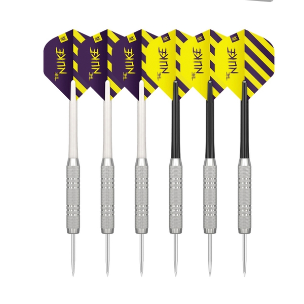 Luke Littler Dart Board and Cabinet Steel-Tip Brass Darts Set | Smyths ...