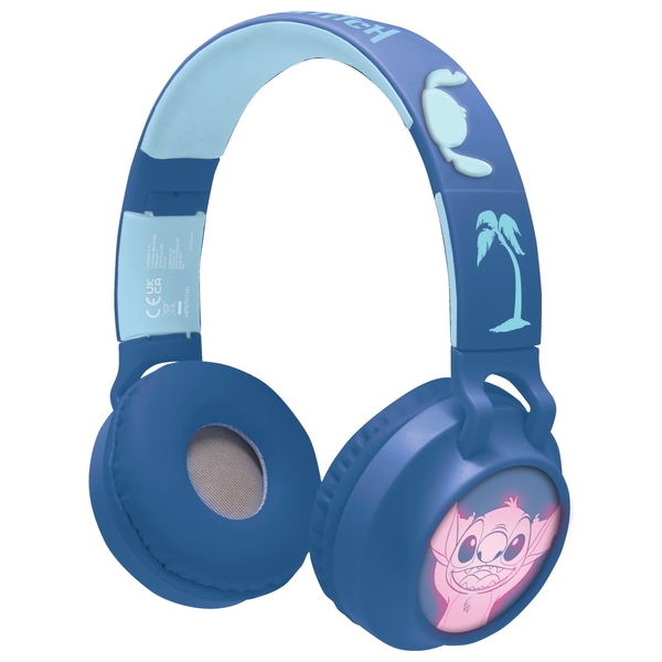 Disney Lilo and Stitch 3D Bluetooth Kids Headphones Smyths Toys UK