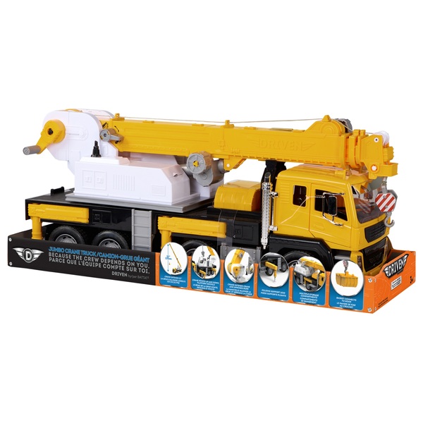 Driven by Battat Jumbo Crane Truck | Smyths Toys UK