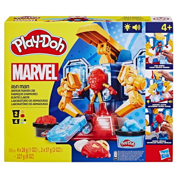 Play-Doh Marvel Iron Man Armour Maker Lab | Smyths Toys Ireland