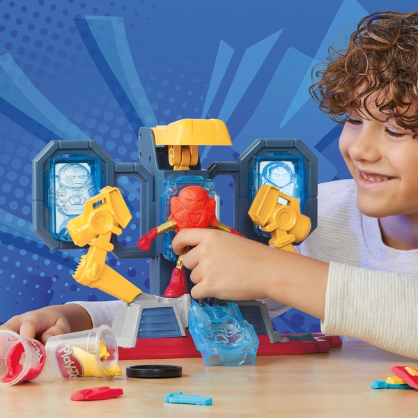 Play-Doh Marvel Iron Man Armour Maker Lab | Smyths Toys Ireland