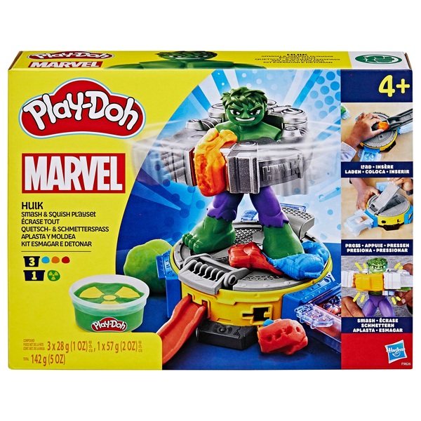 Play Doh Marvel Hulk Smash Squish Playset Smyths Toys UK