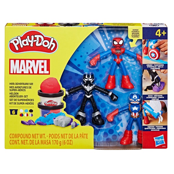 Play Doh Marvel Hero Adventure Set Smyths Toys UK