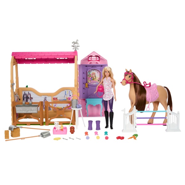 Barbie Mysteries: The Great Horse Chase Ultimate Stable Set | Smyths ...