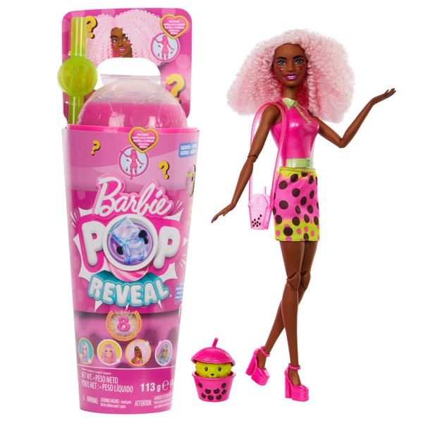 Barbie Pop Reveal Bubble Tea Series Berry Bliss Doll | Smyths Toys UK