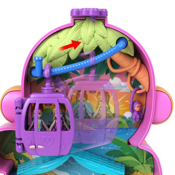 Polly Pocket Large Wearable Momma Monkey and Baby Playset